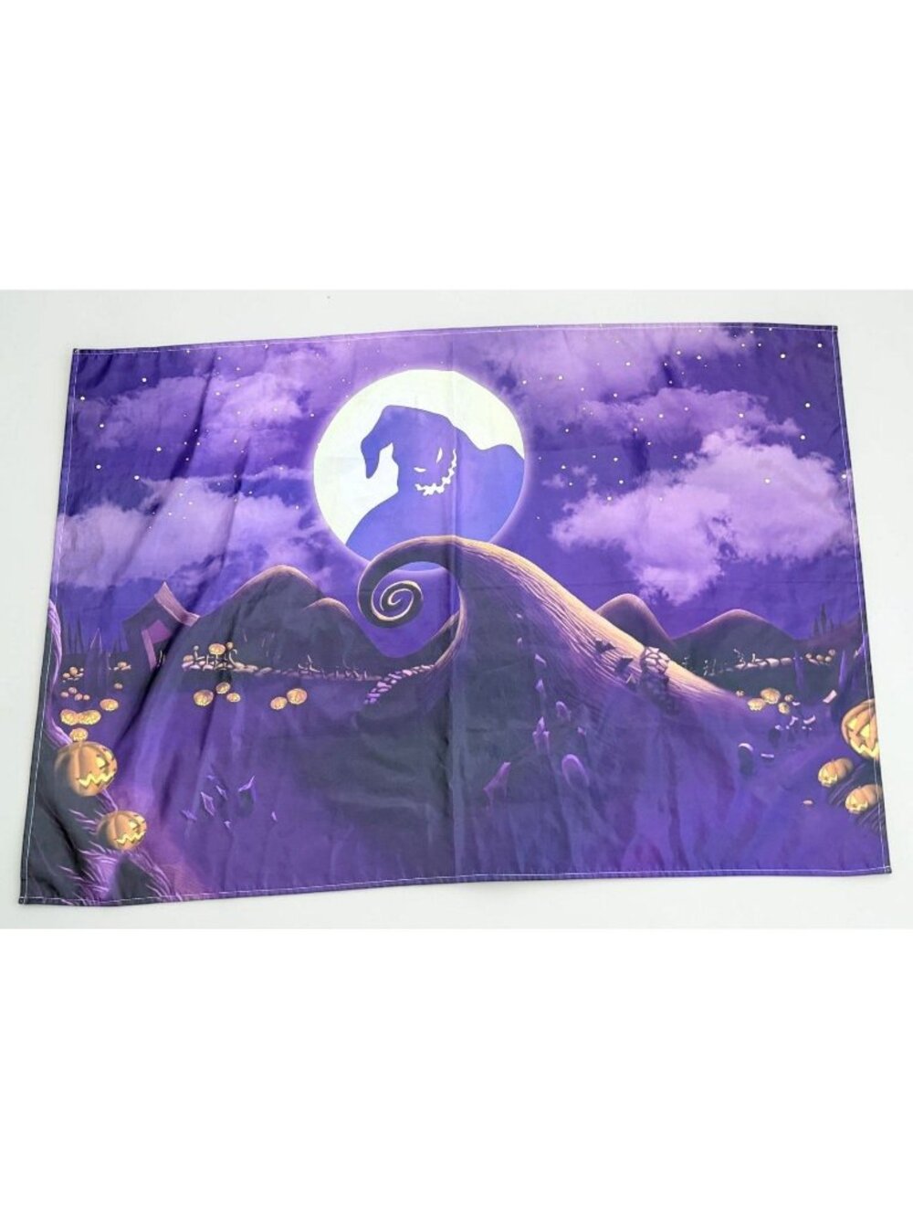 The Nightmare Before Christmas Tapestry Wall Hanging Oogie Boogie Halloween 56"